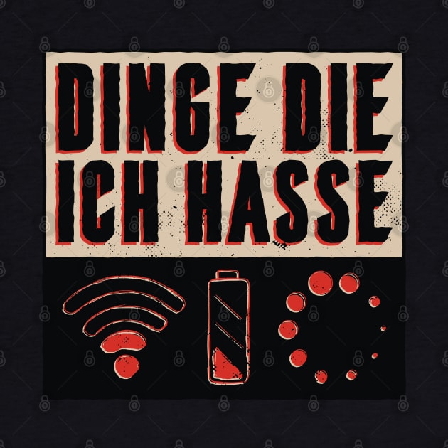 Gamer Things I Hate - lustig Dinge die Ich Hasse Geschenk by barranshirts